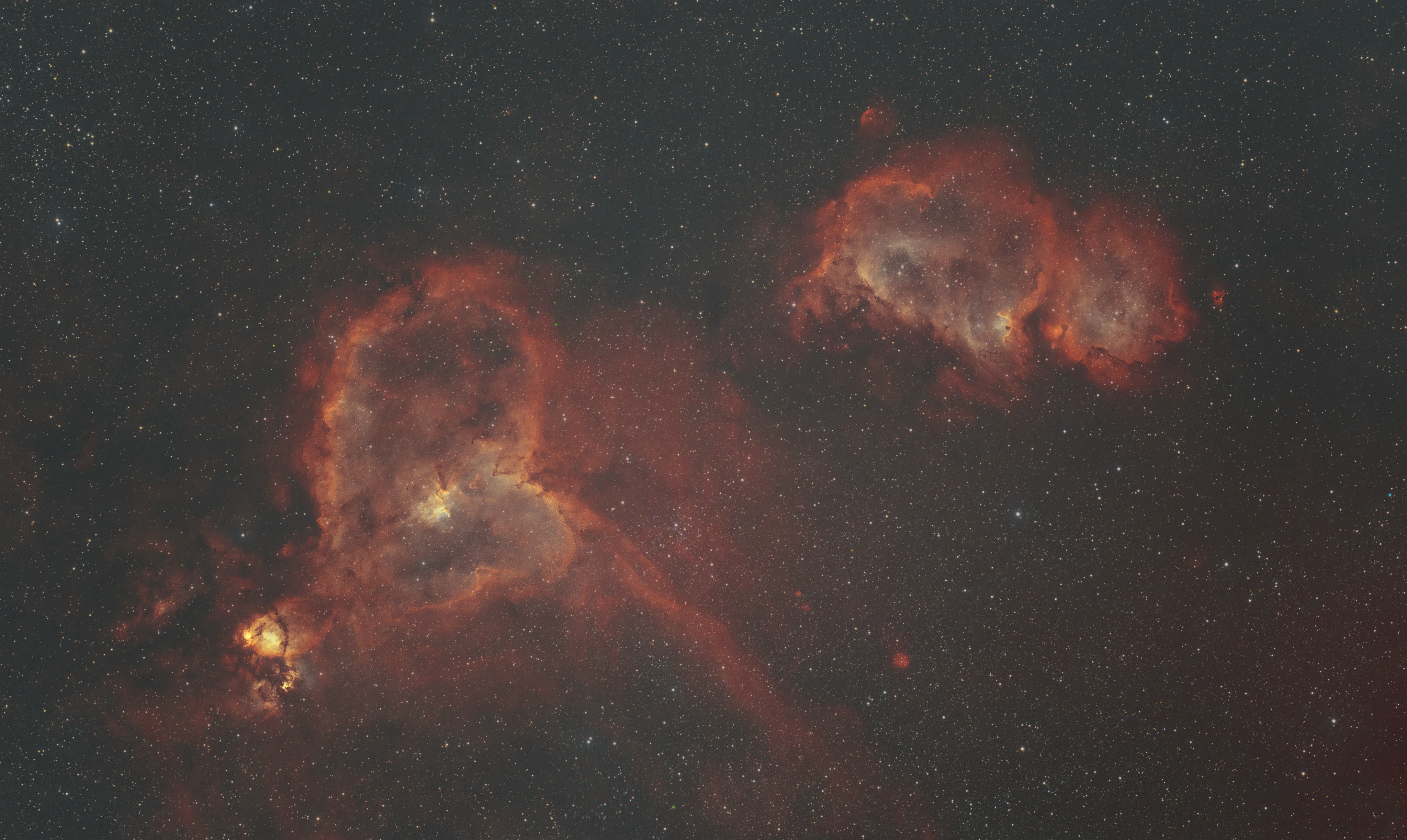 IC 1805 & IC 1848