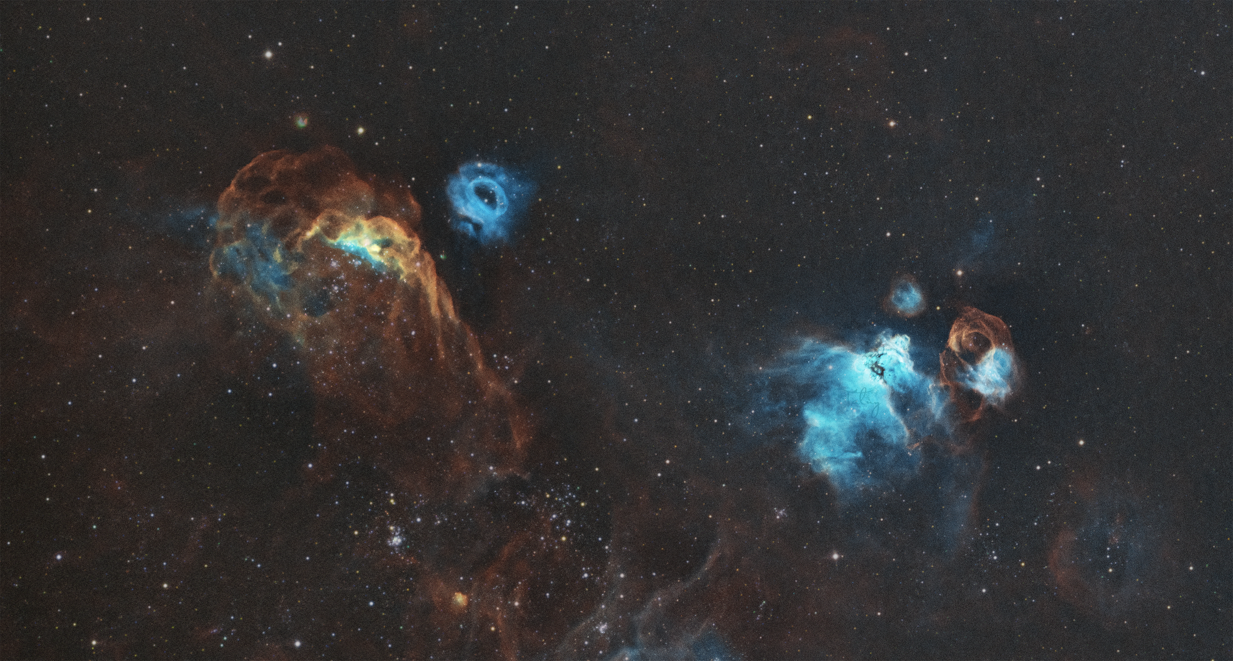 NGC 2014 & NGC 2032